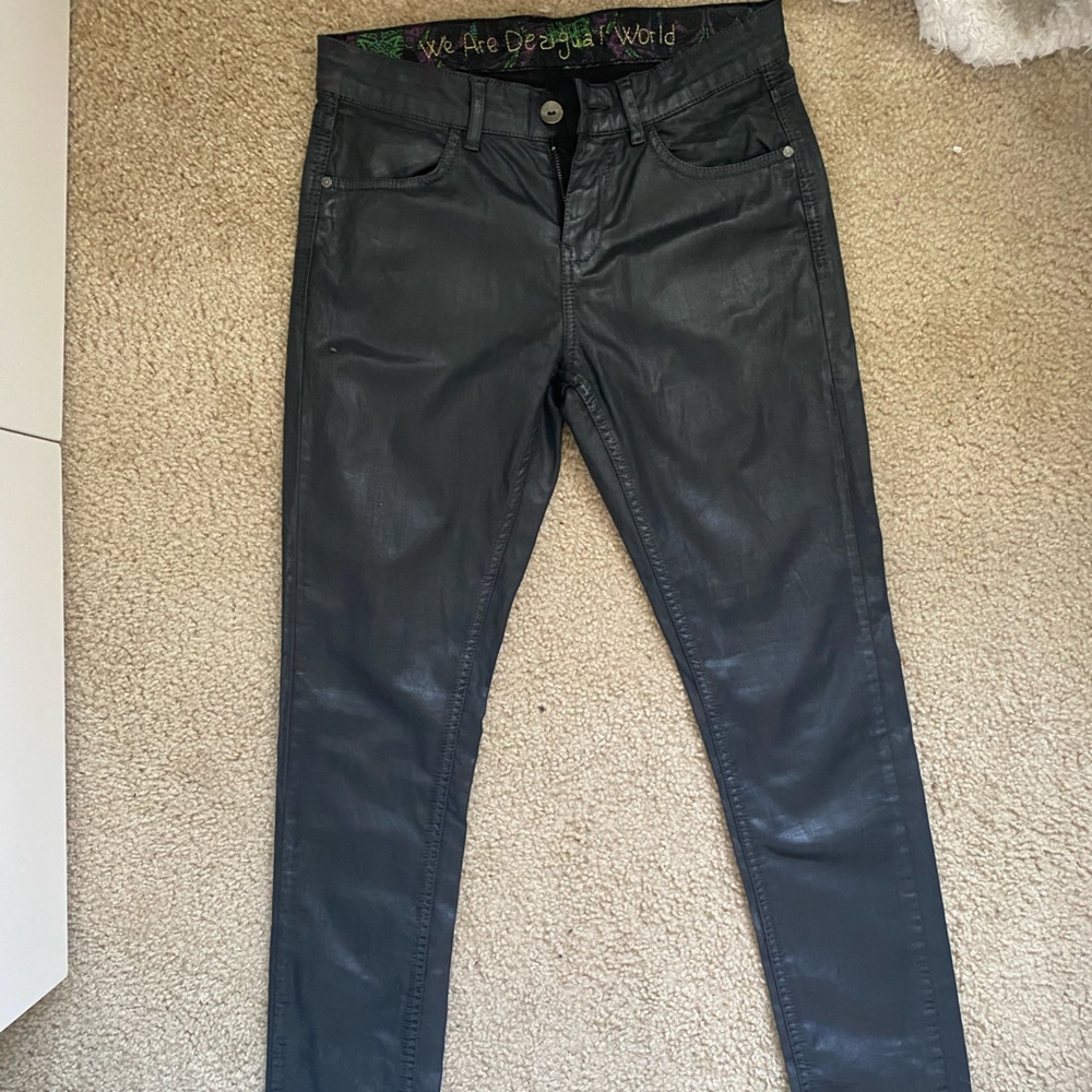 Desigual Faux Leather Pants